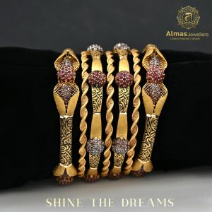 Gold Bangle Design - Latest Gold Bangle Design with Weight and Price